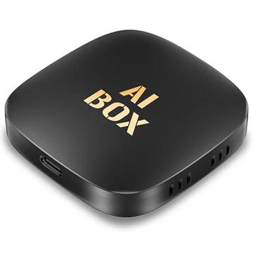 Android 13 CarPlay/Android Auto AI Box con Mirror Link, AirPlay - Nero