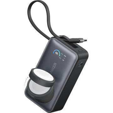 Anker MagGo 10000mAh Power Bank con caricatore per Apple Watch - 35W - Nero