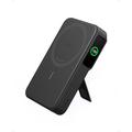 Anker MagGo Wireless Power Bank 10000mAh con display intelligente e supporto - Nero