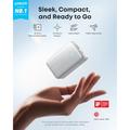 Power bank Anker Nano da 10000mAh con cavo USB-C retrattile - 45W