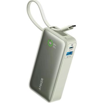 Anker Nano 545 10000mAh Banca di energia con cavo USB-C - 30W - Verde