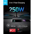Power bank Anker Prime da 27650mAh e 250W - PD 3.1, doppia porta USB-C, USB-A, display intelligente - Nero