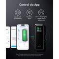 Power bank Anker Prime da 27650mAh e 250W - PD 3.1, doppia porta USB-C, USB-A, display intelligente - Nero