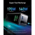 Power bank Anker Prime da 27650mAh e 250W - PD 3.1, doppia porta USB-C, USB-A, display intelligente - Nero