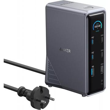 Anker Prime 737 Docking Station USB-C 14-in-1 - Nero