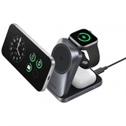 Caricabatterie wireless 3 in 1 Anker Prime MagGo - 25W - Nero