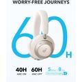 Cuffie wireless pieghevoli over-ear Anker Soundcore Space One Pro - Bianco