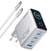 Anker Zolo 140W GaN Caricabatterie da tavolo con cavo USB-C