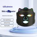 Maschera antietà per la cura della pelle con controller digitale - Nero