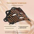 Maschera antietà per la cura della pelle con controller digitale - Nero