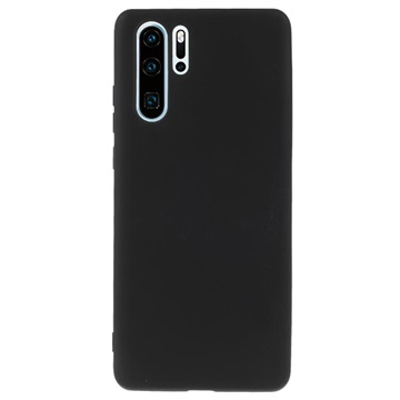 Custodia Anti Impronte Opaca in TPU per Huawei P30 Pro - Nero