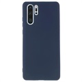 Custodia Anti Impronte Opaca in TPU per Huawei P30 Pro - Blu Scuro