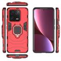 Custodia Ibrida Xiaomi 13 Pro con Supporto ad Anello - Rossa