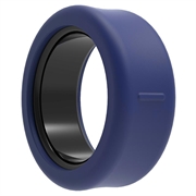Custodia in silicone antigraffio Oura Ring 5, Samsung Galaxy Ring - Taglia: 10/11/12/13 - Blu scuro