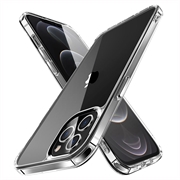 Custodia Ibrida Anti-Shock per iPhone 12 Pro Max - Trasparente