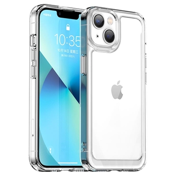 Custodia Ibrida Anti-Shock per iPhone 14 Plus - Trasparente