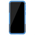 Custodia Ibrida Antiscivolo per Samsung Galaxy A40 - Blu / Nero