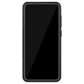 Custodia Ibrida Antiscivolo per Samsung Galaxy A70 - Nero