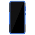 Custodia Ibrida Antiscivolo per Samsung Galaxy A70 - Blu / Nero