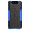 Custodia Ibrida Anti-Slip per Samsung Galaxy A80 - Blu / Nero