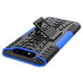 Custodia Ibrida Anti-Slip per Samsung Galaxy A80 - Blu / Nero