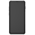 Anti-Slip Samsung Galaxy S10 Hybrid Case with Kickstand - Black