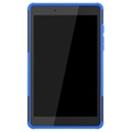 Custodia Ibrida Anti-Slip per Samsung Galaxy Tab A 8.0 (2019) - Blu / Nero