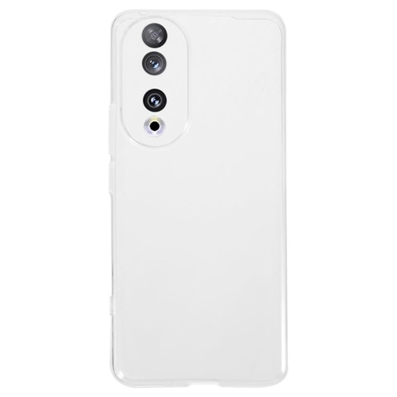 Custodia Per Honor 90 Lite Con 3 Pellicole Protettive: Cover TPU Antiurdo In Fibra Di Carbonio, Nero