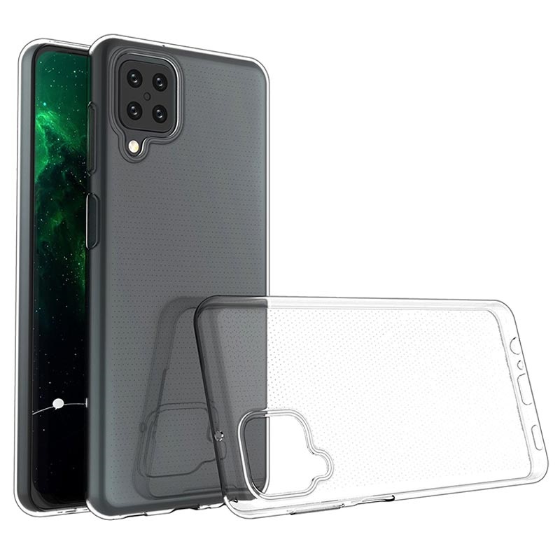 Bumper con Angoli Rinforzati Case Samsung Galaxy M12 AURSTORE Cover per Samsung Galaxy A12 Custodia Samsung A12 in Silicone TPU Trasparente Chiara Protezione Dagli Urti
