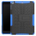 Custodia Ibrida Antiscivolo per iPad 9.7 2017/2018 con Supporto - Blu / Nero