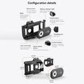 Apexel APL-MS300 Microscopio per smartphone 300X con luce LED - Nero