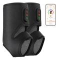 Massaggiatore riscaldato per caviglie controllabile tramite app - 2 pezzi - Nero