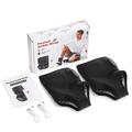 Massaggiatore riscaldato per caviglie controllabile tramite app - 2 pezzi - Nero