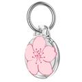 Custodia per Apple AirTag 1/2 con motivo IMD e fibbia in metallo - Fiore singolo