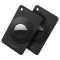 Apple AirTag 1/2 Spigen AirFit 2 Supporto per portafoglio - 2 pezzi - Nero
