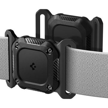 Apple AirTag 1/2 Custodia Spigen Tough Armor per collare per animali domestici - Nero