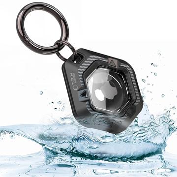 Apple AirTag 1/2 Custodia Tech-Protect con moschettone - Nero