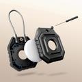 Custodia Tech-Protect in kevlar per Apple AirTag 1/2 - Nera