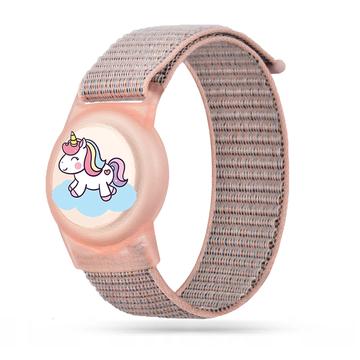 Cinturino in nylon Apple AirTag 1/2 Tech-Protect per bambini - Pony magico