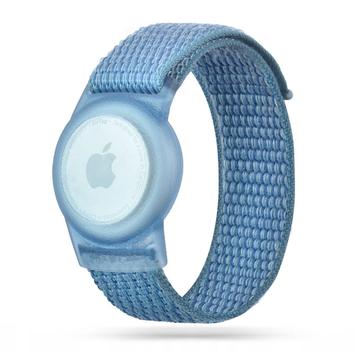Cinturino in nylon Apple AirTag 1/2 Tech-Protect per bambini - Blu