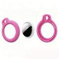 Custodia per portachiavi ruvida Tech-Protect per Apple AirTag 1/2 - Rosa