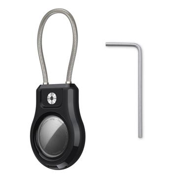 Custodia Apple AirTag/AirTag 2 con cinturino in acciaio inossidabile