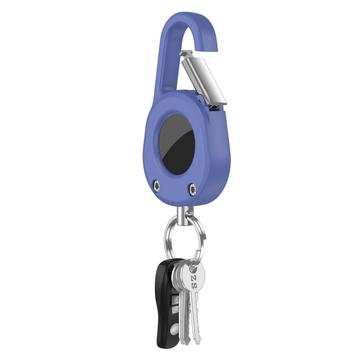 Custodia Apple AirTag Clip-And-Go con moschettone - Blu