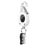 Custodia Apple AirTag Clip-And-Go con moschettone - Nera