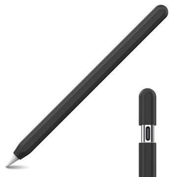 Custodia in silicone per Apple Pencil (USB-C) Ahastyle PT65-3 - Nero