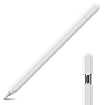 Custodia in silicone per Apple Pencil (USB-C) Ahastyle PT65-3 - Bianco