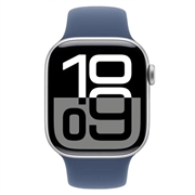Apple Watch 10 GPS MWWA3QN/A - Alluminio, banda sportiva in denim, S/M, 42mm