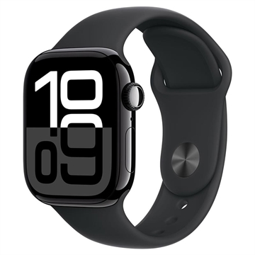 Apple Watch 10 GPS MWWE3QN/A - Alluminio, banda sportiva nera, S/M, 42mm - Nero Pece