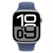 Apple Watch 10 GPS MWWL3QN/A - Alluminio, banda sportiva in denim, S/M, 46mm