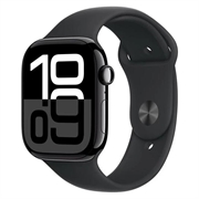 Apple Watch 10 GPS MWWQ3QN/A - Alluminio, banda sportiva nera, M/L, 46mm - Nero Pece